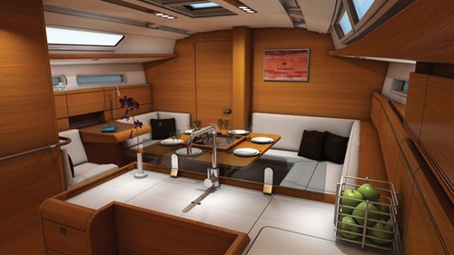 Jeanneau SO409 interior © SW